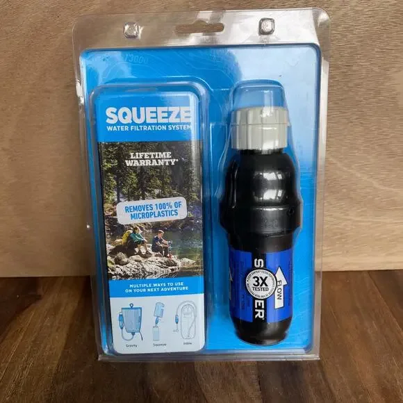 New Sawyer Squeeze Water Filtration System Filter Kit SP129 32oz Pouches - Picture 1 of 3
